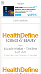 Mobile Screenshot of healthdefine.com